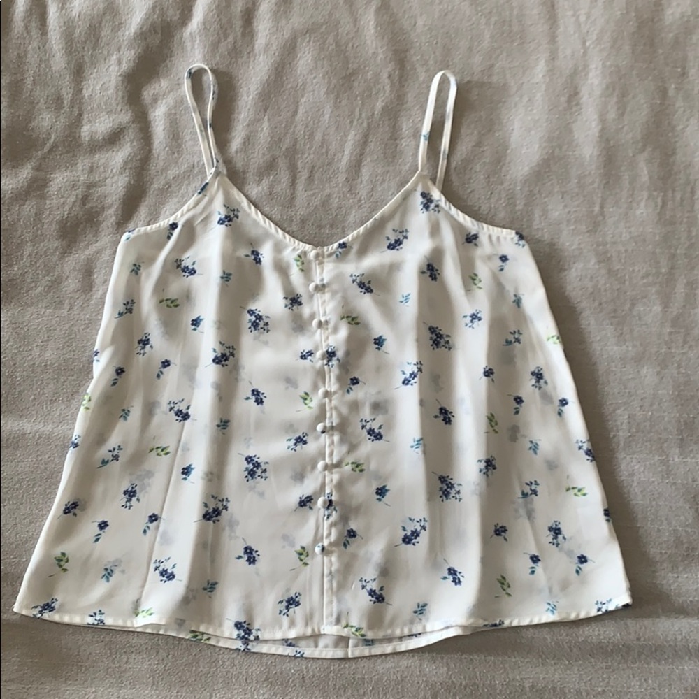 Cute floral tank top